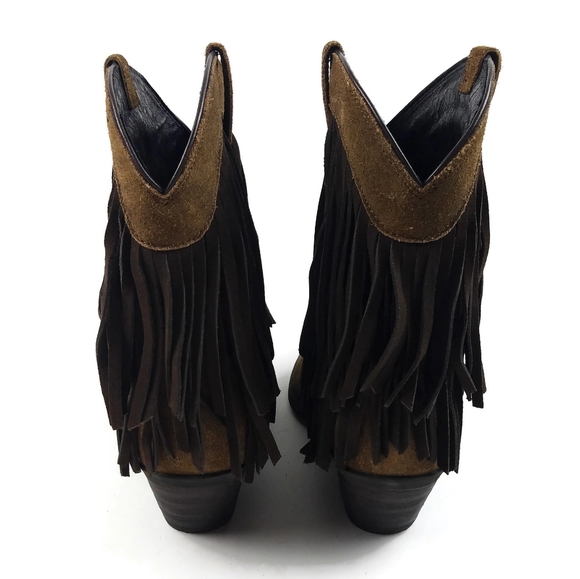 Ariat Gold Rush Fringed Western Cowgirl Boots - Picture 5 of 8